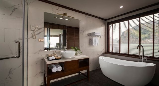 Experience in 5-star cruises bathroom