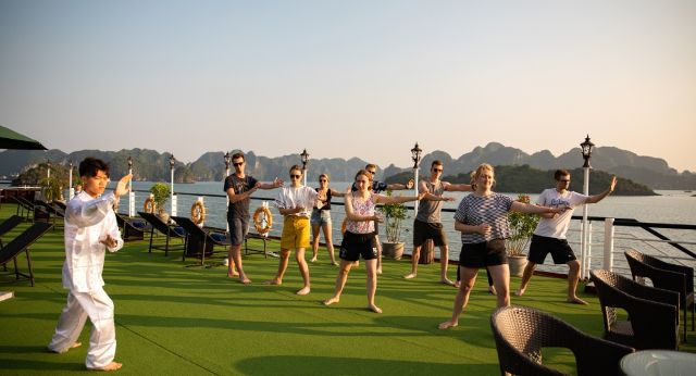 Refresh with Taichi sesson in morning