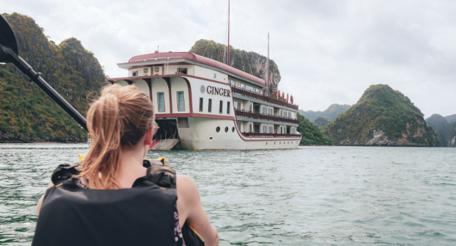 Kayaking on Lan Ha Bay