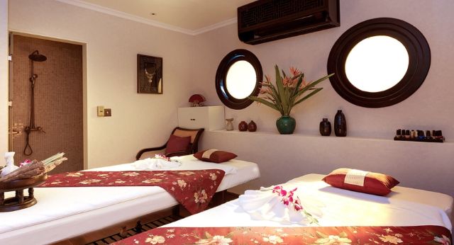 Spa treatment corner