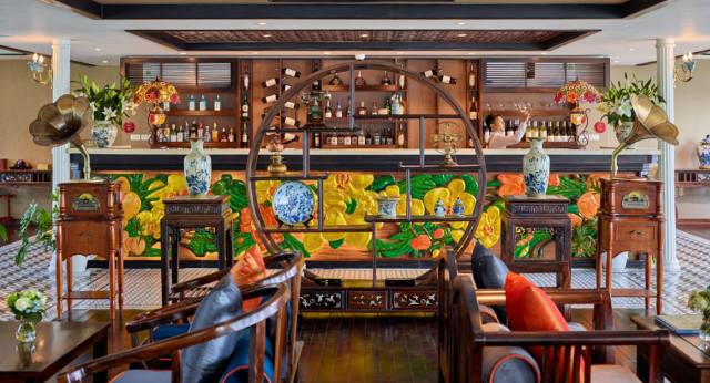 Lounge and bar area
