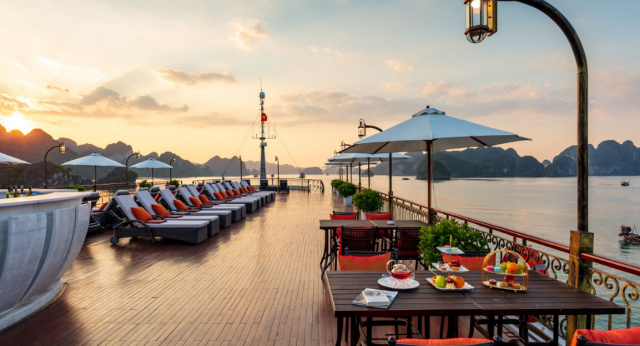 Sundeck of Indochine Cruise