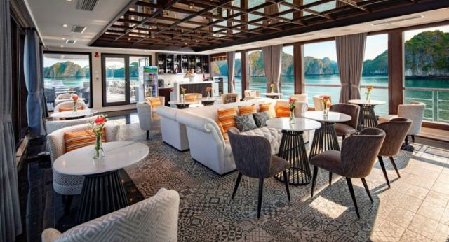 Ocean glass windows bar