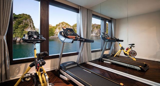 Modern gym for tourists to keep fit