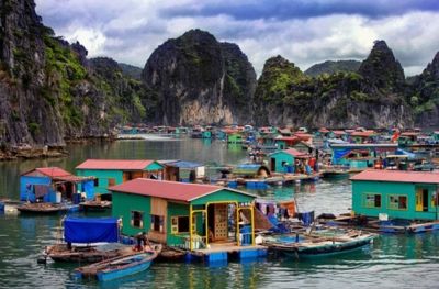 Vung Vieng Village - Bai Tu Long Bay - Hanoi (B, Brunch)