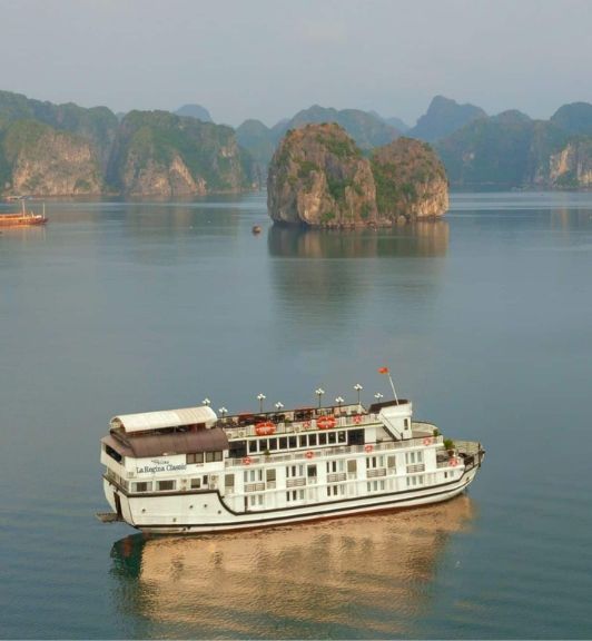 La Regina Classic Cruise Boat In Bai Tu Long Bay