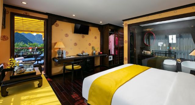 Traditional and mordern design in bedroom