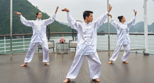Start your energy day with Taichi excercise