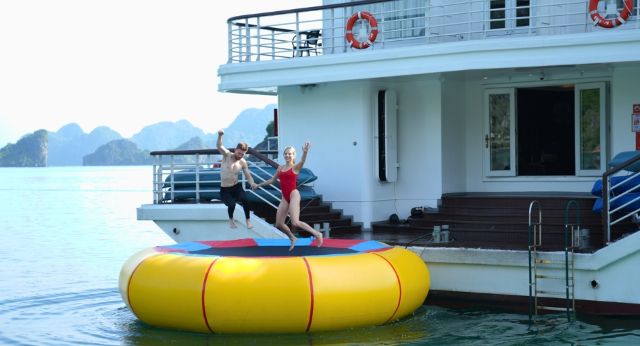New experience on boat