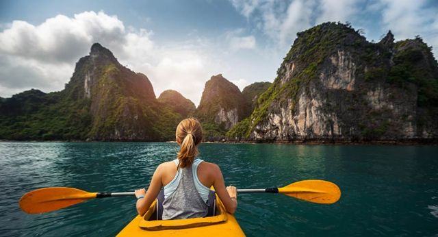 Kayaking in Lan Ha bay
