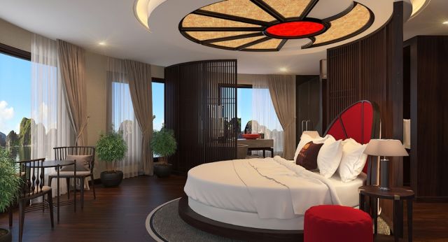 Room space inside Scarlet Pearl cruise