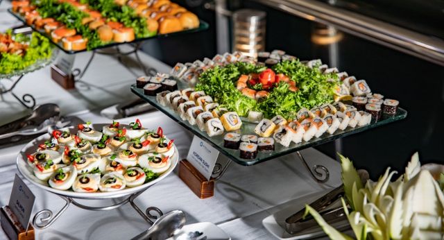 Tasty food buffet