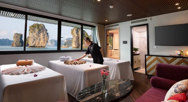 Spa space on boat