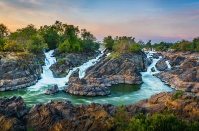 Kuang Si Waterfalls - Mekong River Discovery (B,L,D)