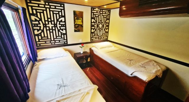 Cozy cabin onboard