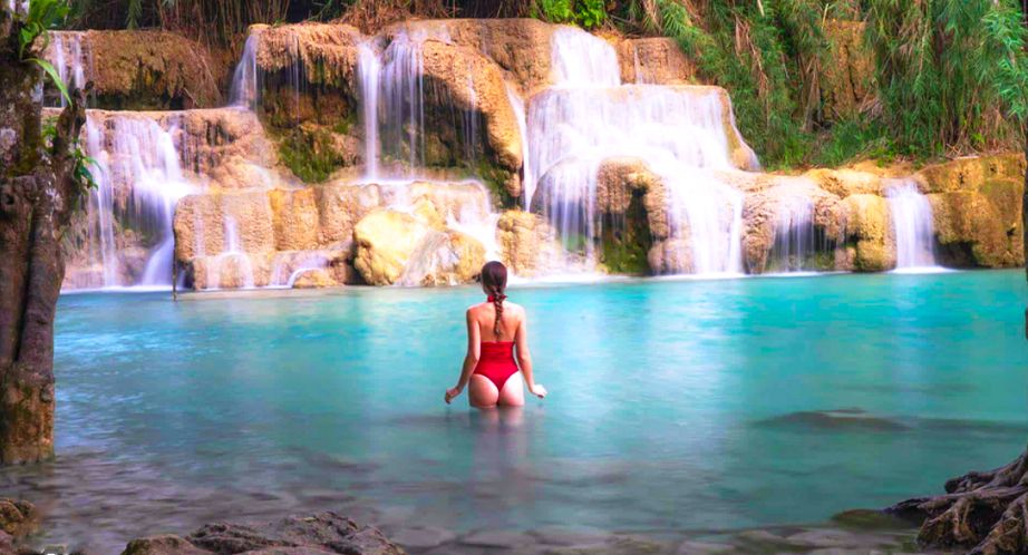 Kuang Si waterfalls - Best place of 3 weeks in Laos