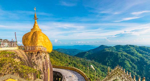 Golden Rock in Myanmar