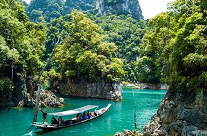 Arrival In Khao Sok – Tubing/Canoeing (L,D)