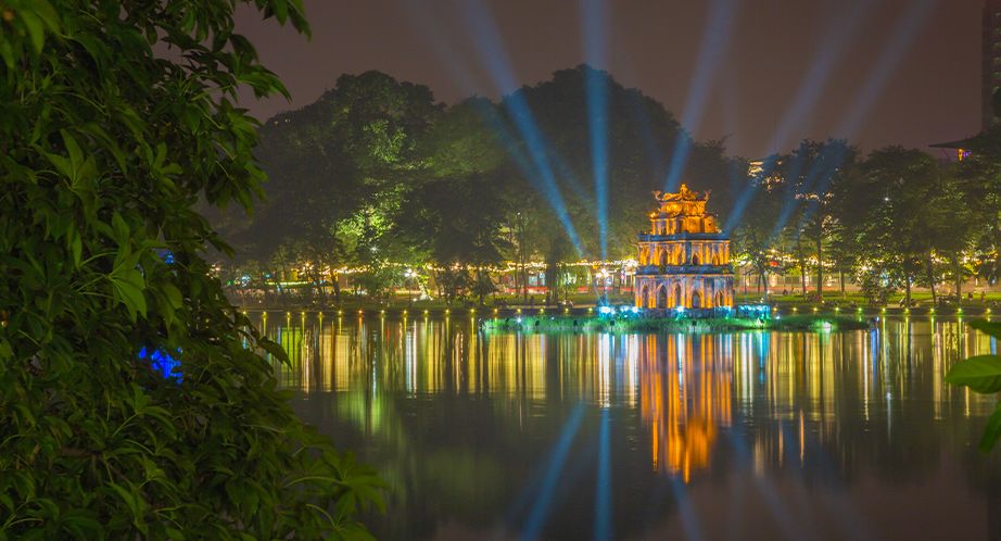 Hoan Kiem Lake in Hanoi