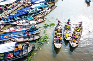 Ho Chi Minh City - Ben Tre - Can Tho (B ; L) (180km - 3h30)