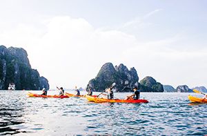 Halong Bay - Hanoi (B; L)