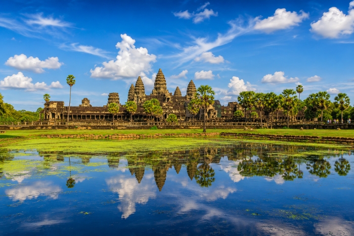 Between history and spirituality at Angkor Wat during a luxury Vietnam Cambodia 15-day trip