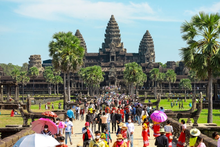 Why choose to travel to Cambodia in October and November?