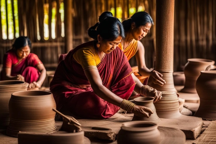Meeting with local artisans in Battambang