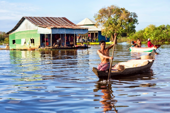 Boat trip to Tonlé Sap lake 