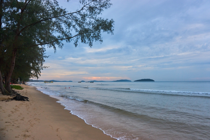 Otres Beach in Sihanoukville in the family trip for a week in Cambodia