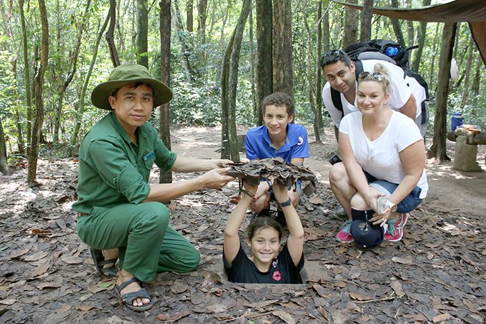 Explore the fascinating Cu Chi Tunnels