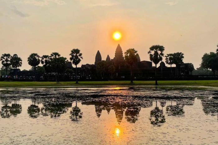 Sunrise over Angkor Wat 