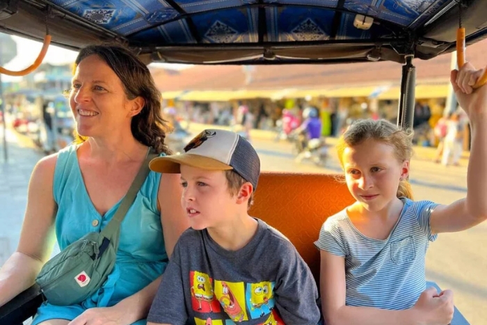 Remember to use local transportation for memorable in 2-week family trip to Cambodia