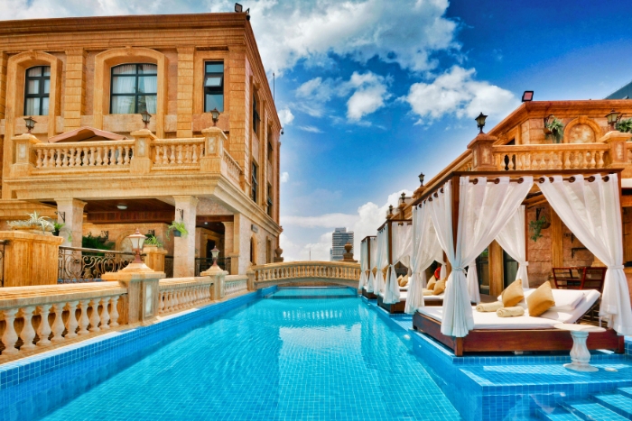 High-end rooftop villa costs for a premium getaway