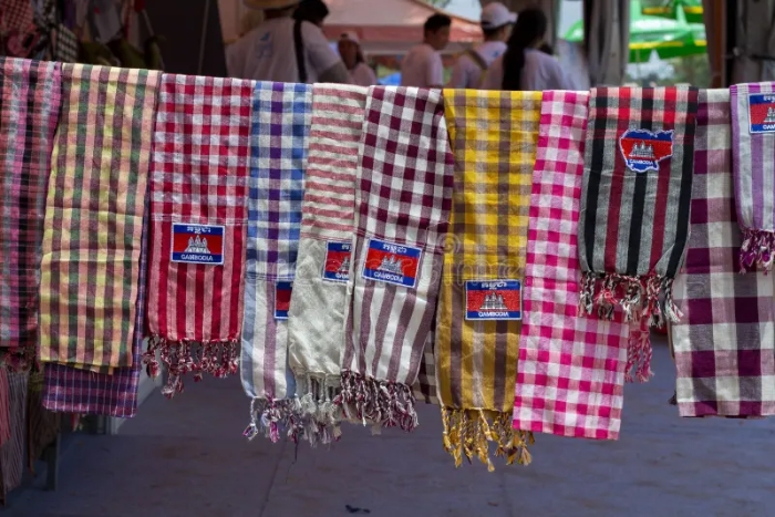 Krama scaft - handmade souvenir from Cambodia