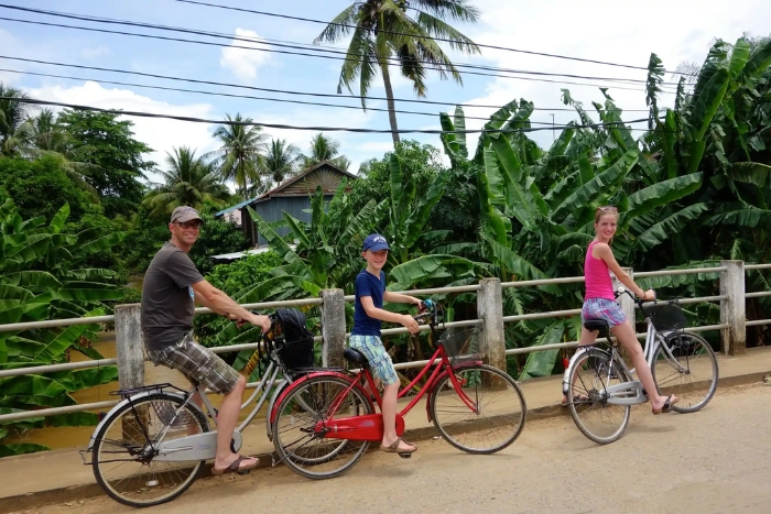 Cycling Tour in the Countryside During Your Family Trip in Battambang