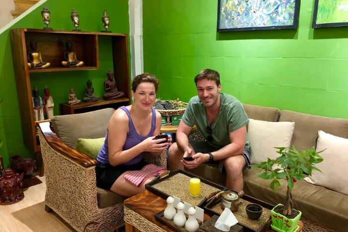 Customer experience at Nature Boutique Spa for a traditional Khmer massage Battambang