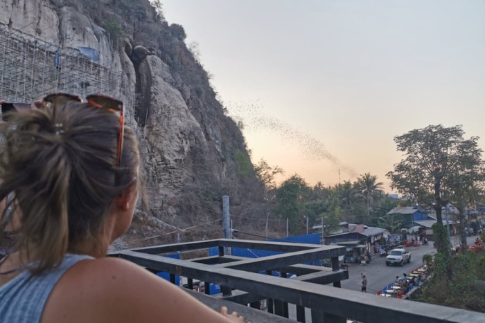 Trekking in Battambang: Watch Bats Leave the Cave at Sunset in Phnom Sampeau