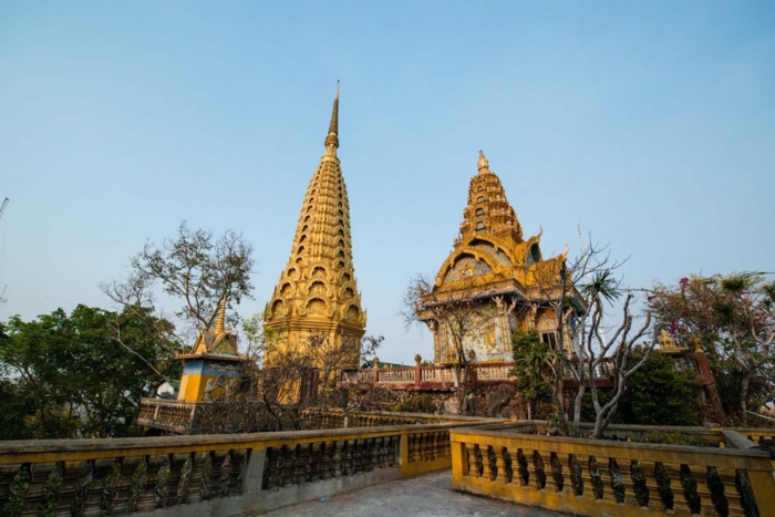 Phnom Sampeau offers breathtaking views on a Cambodia 2-week itinerary