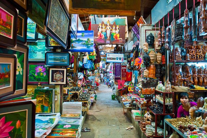 Explore the bustling streets with unique boutiques and craft markets