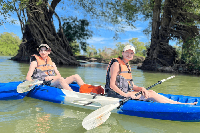 Kratie dry season is ideal for outdoor activities like kayaking
