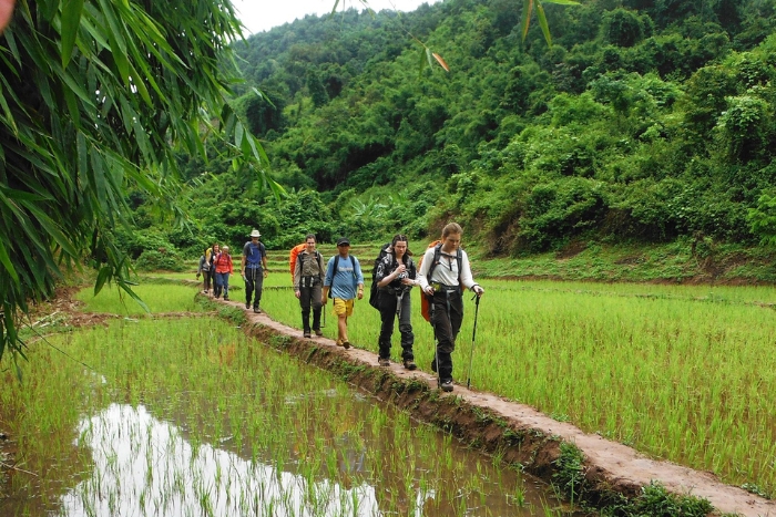 Which itinerary should you pick for a nature trek in Cambodia in April?