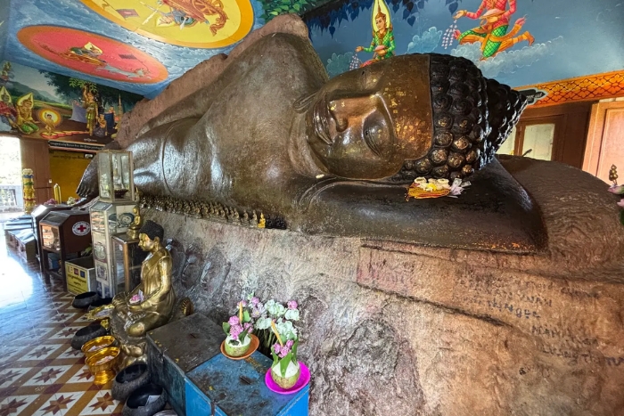 What to see during a trekking Cambodia dry season? Visit Wat Preah Ang Thom