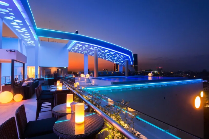 This 4-star hotel has received many positive reviews in Phnom Penh