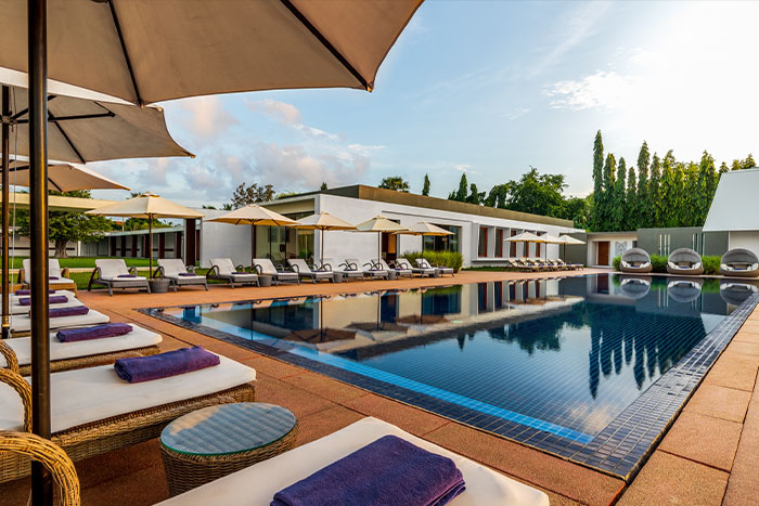 Swimming pool at Palace Gate Hotel & Resort