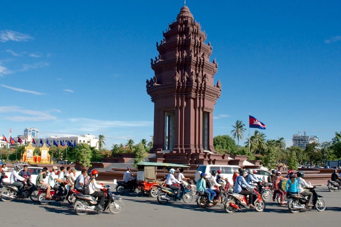 Boeung Keng Kang 1, one of the most popular areas in Phnom Penh