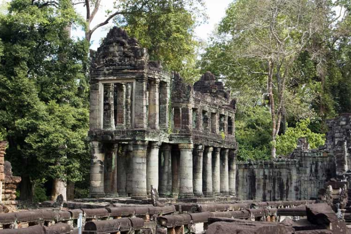 Meaning “holy sword,” Preah Khan is one of the most impressive Angkor temples