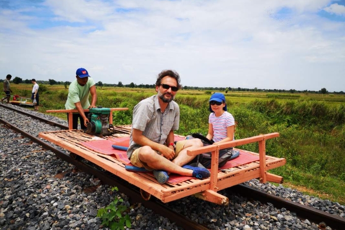 Discover the bamboo train in Battambang