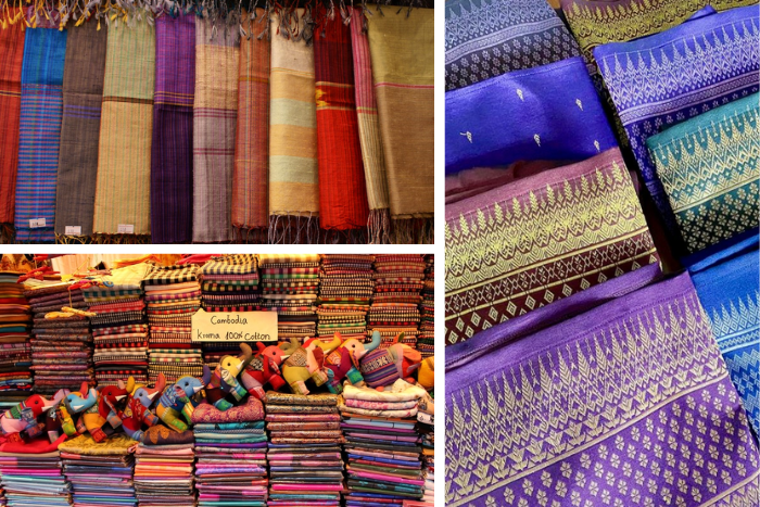 Cambodia Silk product - top things to buy in Siem Reap