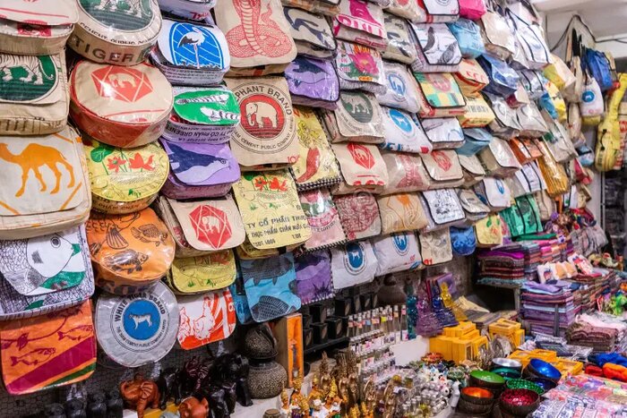 Recycled bags, top things to buy in Siem Reap